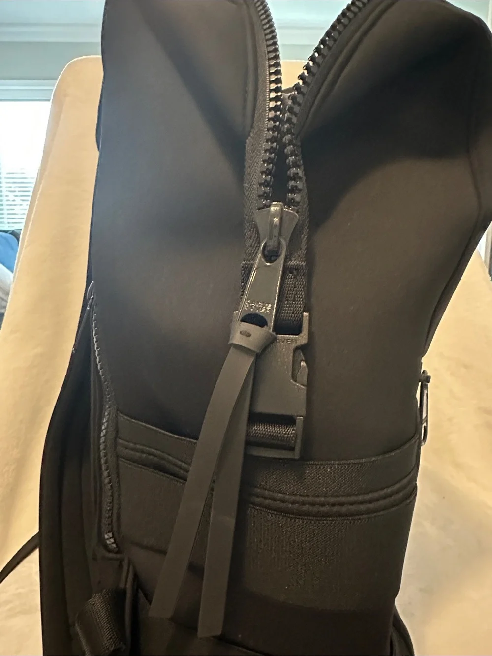 Dagne Dover Indi Black Neoprene DiaperBag Backpack